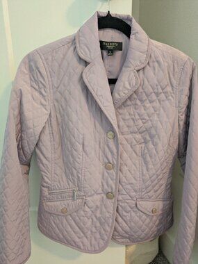 Talbots Petite Quilted Blazer Style Jacket Size 4P